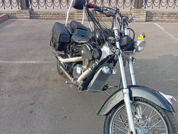 1998 Honda Steed 400, чёрный, 330000 рублей - вид 2