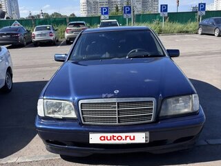 1997 Mercedes-Benz C-Класс 180 I (W202) Рестайлинг, синий, 265000 рублей, вид 1