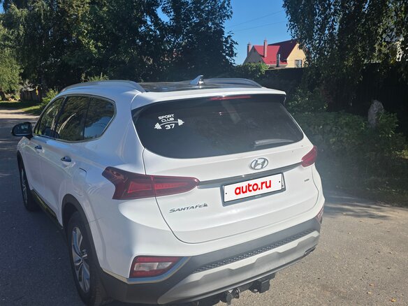 2020 Hyundai Santa Fe IV, белый, 3050000 рублей - вид 6