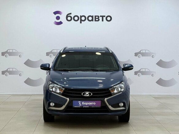 2017 Lada (ВАЗ) Vesta SW I, синий, 895000 рублей - вид 1