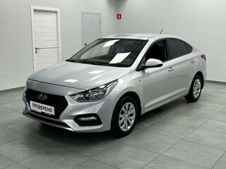 2017 Hyundai Solaris II, серебристый, 1290000 рублей, вид 1