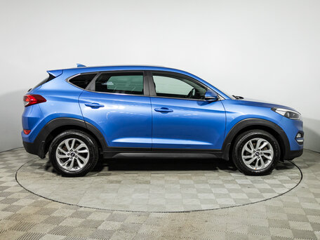 2017 Hyundai Tucson III, голубой, 1599700 рублей, вид 4