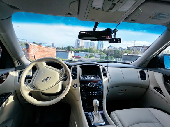 2008 Infiniti EX EX35 5-speed I (J50), бежевый, 1460000 рублей - вид 5