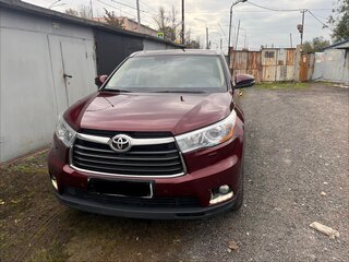 2014 Toyota Highlander III (XU50), красный, 2500000 рублей, вид 1