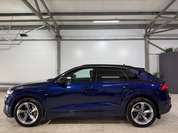 2019 Audi Q8 45 TDI I (4M), синий, 6290000 рублей - вид 15