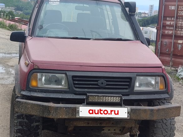 1992 Suzuki Escudo I, красный, 350000 рублей - вид 1