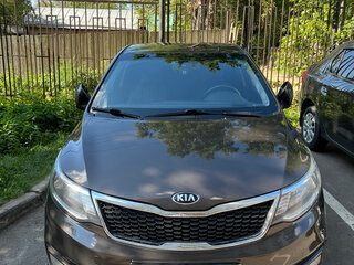 2017 Kia Rio III Рестайлинг, коричневый, 1399000 рублей, вид 2