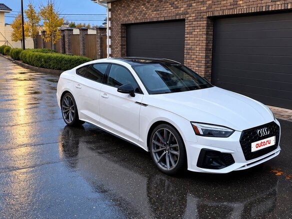 2021 Audi A5 45 TFSI II (F5) Рестайлинг, белый - вид 1