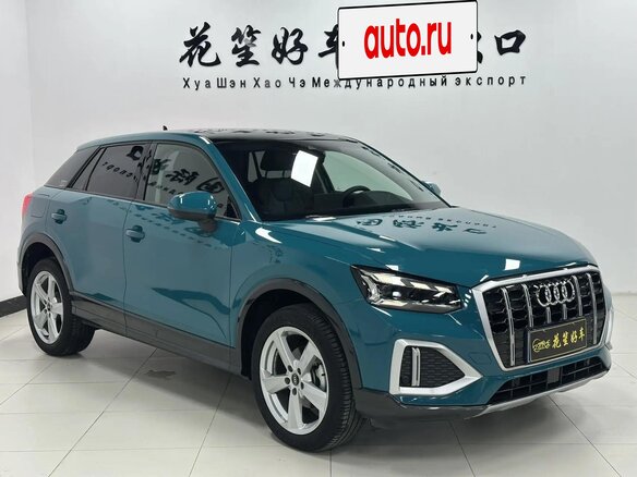 2022 Audi Q2 L 35 TFSI I Рестайлинг, синий, 2100000 рублей - вид 2