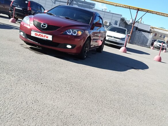 2008 Mazda 3 I (BK) Рестайлинг, красный, 800000 рублей - вид 1