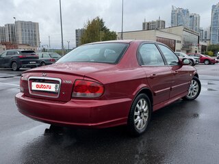 2004 Hyundai Sonata IV (EF) Рестайлинг, красный, 340000 рублей, вид 2