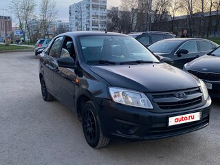 2014 Lada (ВАЗ) Granta I, чёрный, 380000 рублей, вид 2