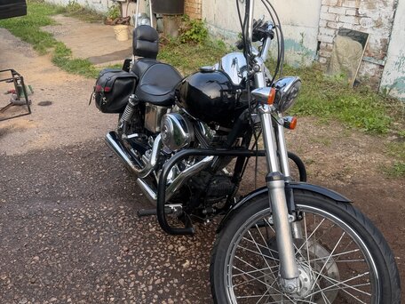 2004 Harley-Davidson Dyna Wide Glide, чёрный, 730000 рублей, вид 1