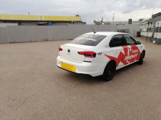 2021 Volkswagen Polo VI, белый, 810000 рублей, вид 3