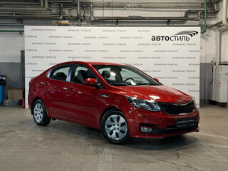 2015 Kia Rio III Рестайлинг, красный, 1249000 рублей, вид 3