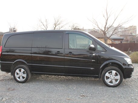 2011 Mercedes-Benz Viano Long L2 I (W639) Рестайлинг, чёрный, 2100000 рублей, вид 4