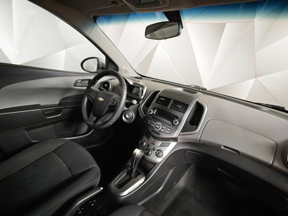2014 Chevrolet Aveo II, серебристый - вид 12