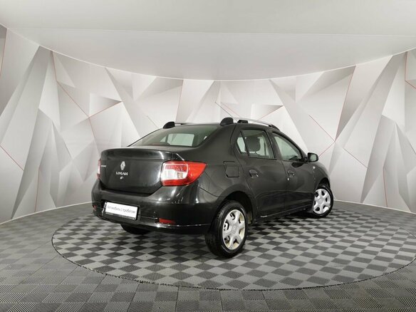 2017 Renault Logan II, чёрный - вид 1
