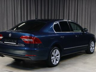 2014 Skoda Superb DSG II Рестайлинг, синий, 999000 рублей, вид 2