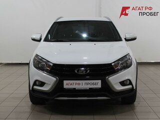 2020 Lada (ВАЗ) Vesta SW Cross I, белый, 1200000 рублей, вид 2
