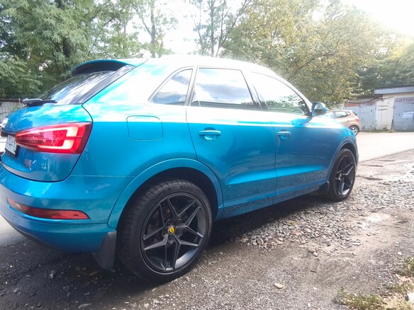 2015 Audi Q3 I (8U) Рестайлинг, голубой, 2080000 рублей - вид 5