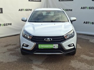 2019 Lada (ВАЗ) Vesta SW Cross I, белый, 1175200 рублей, вид 2
