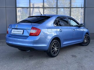2014 Skoda Rapid I, синий, 880000 рублей, вид 4