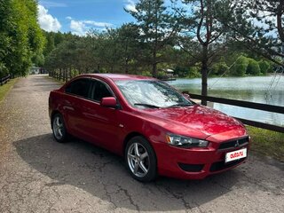 2008 Mitsubishi Lancer X, красный, 600000 рублей, вид 2