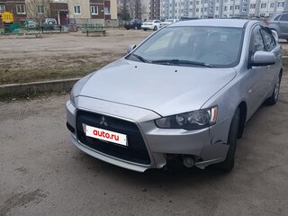 2012 Mitsubishi Lancer X Рестайлинг, серебристый, 500000 рублей, вид 3