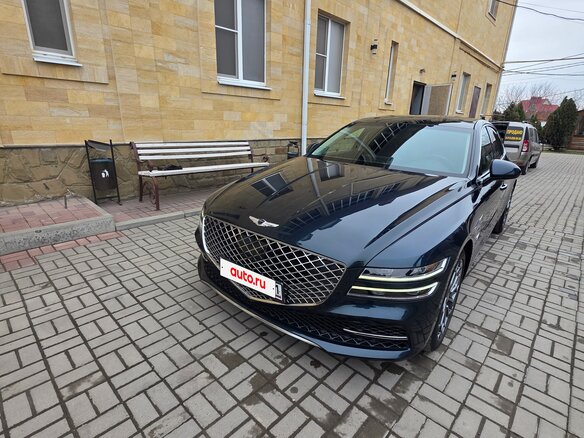 2022 Genesis G80 II, синий, 4250000 рублей - вид 14