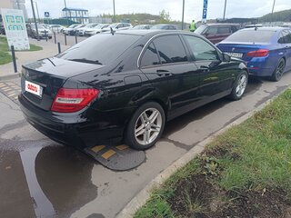 2012 Mercedes-Benz C-Класс 180 BlueEFFICIENCY III (W204) Рестайлинг, чёрный, 1150000 рублей, вид 4