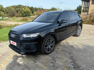 2018 Audi Q7 II (4M), чёрный, 5200000 рублей, вид 1