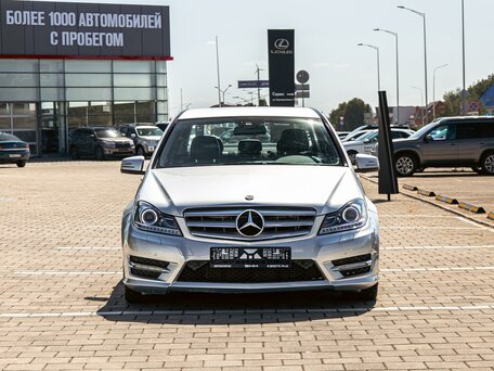 2014 Mercedes-Benz C-Класс 180 BlueEFFICIENCY III (W204) Рестайлинг, серый, 1325000 рублей, вид 2