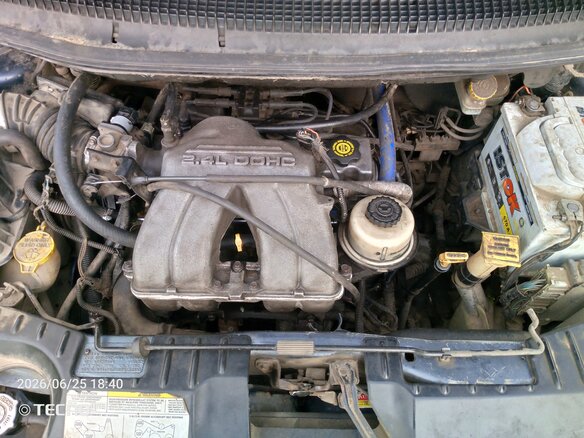 2002 Dodge Caravan 4-speed IV, синий, 335000 рублей - вид 7