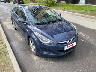 2015 Hyundai Elantra V (MD) Рестайлинг, синий, 1199000 рублей, вид 3