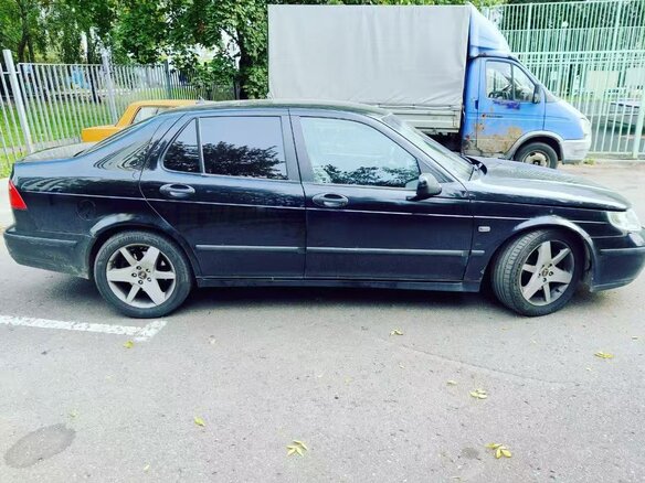 2002 Saab 9-5 I Рестайлинг, чёрный, 299999 рублей - вид 2