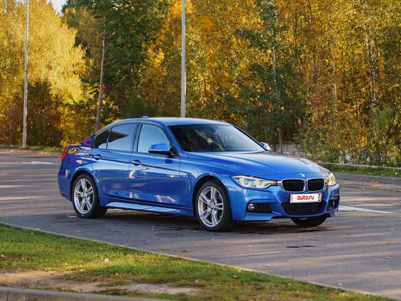 2018 BMW 3 серии 320d xDrive VI (F3x) Рестайлинг, синий, 2950000 рублей - вид 3