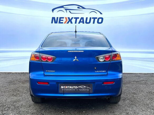 2011 Mitsubishi Lancer X Рестайлинг, синий, 657000 рублей - вид 3