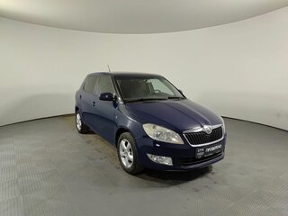 2012 Skoda Fabia II Рестайлинг, синий, 410000 рублей, вид 3