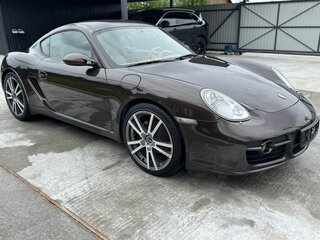 2008 Porsche Cayman I (987), коричневый, 3000000 рублей, вид 4