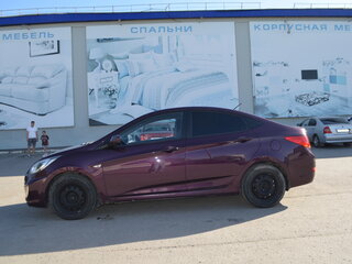 2011 Hyundai Solaris I, фиолетовый, 690000 рублей, вид 4