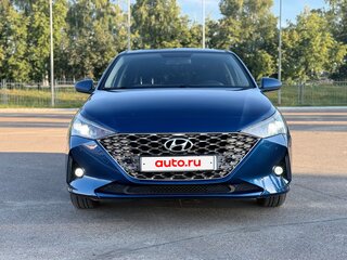 2021 Hyundai Solaris II Рестайлинг, синий, 1700000 рублей, вид 1