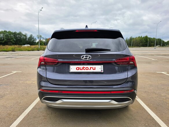 2021 Hyundai Santa Fe IV Рестайлинг, серый, 3380000 рублей - вид 5