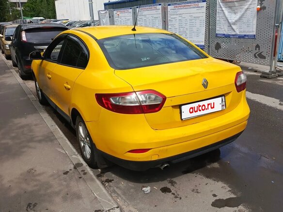 2014 Renault Fluence I Рестайлинг, жёлтый - вид 7