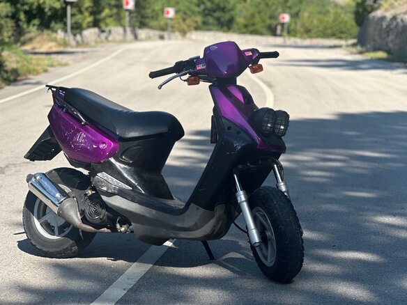 2005 Yamaha BWs, пурпурный, 90000 рублей - вид 5