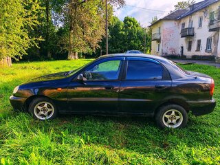 2006 Chevrolet Lanos I, чёрный, 130000 рублей, вид 3