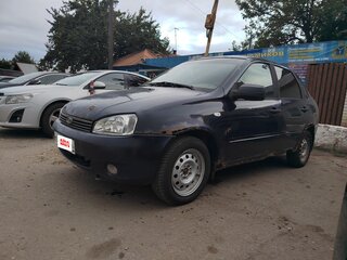 2008 Lada (ВАЗ) Kalina I, синий, 95000 рублей, вид 2