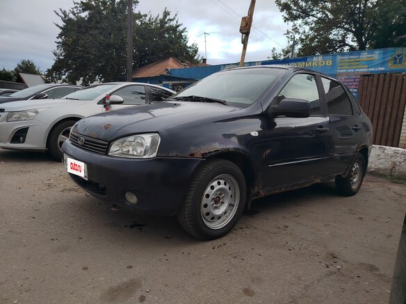 2008 Lada (ВАЗ) Kalina I, синий, 95000 рублей - вид 1