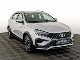 2023 Lada (ВАЗ) Vesta SW Cross I Рестайлинг (NG), серебристый, 1350000 рублей, вид 3