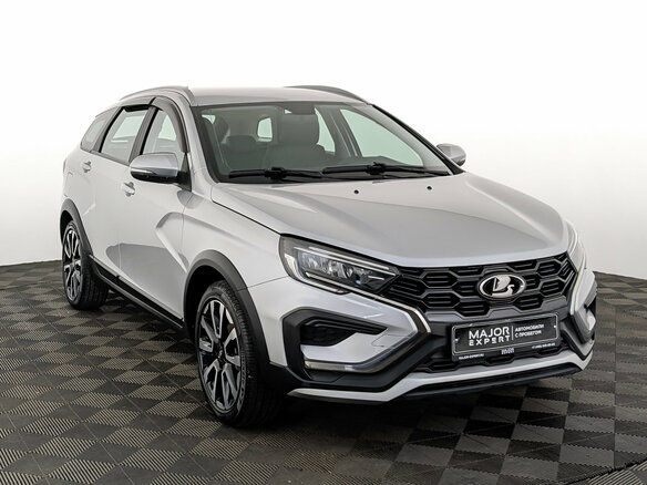 2023 Lada (ВАЗ) Vesta SW Cross I Рестайлинг (NG), серебристый, 1350000 рублей - вид 2
